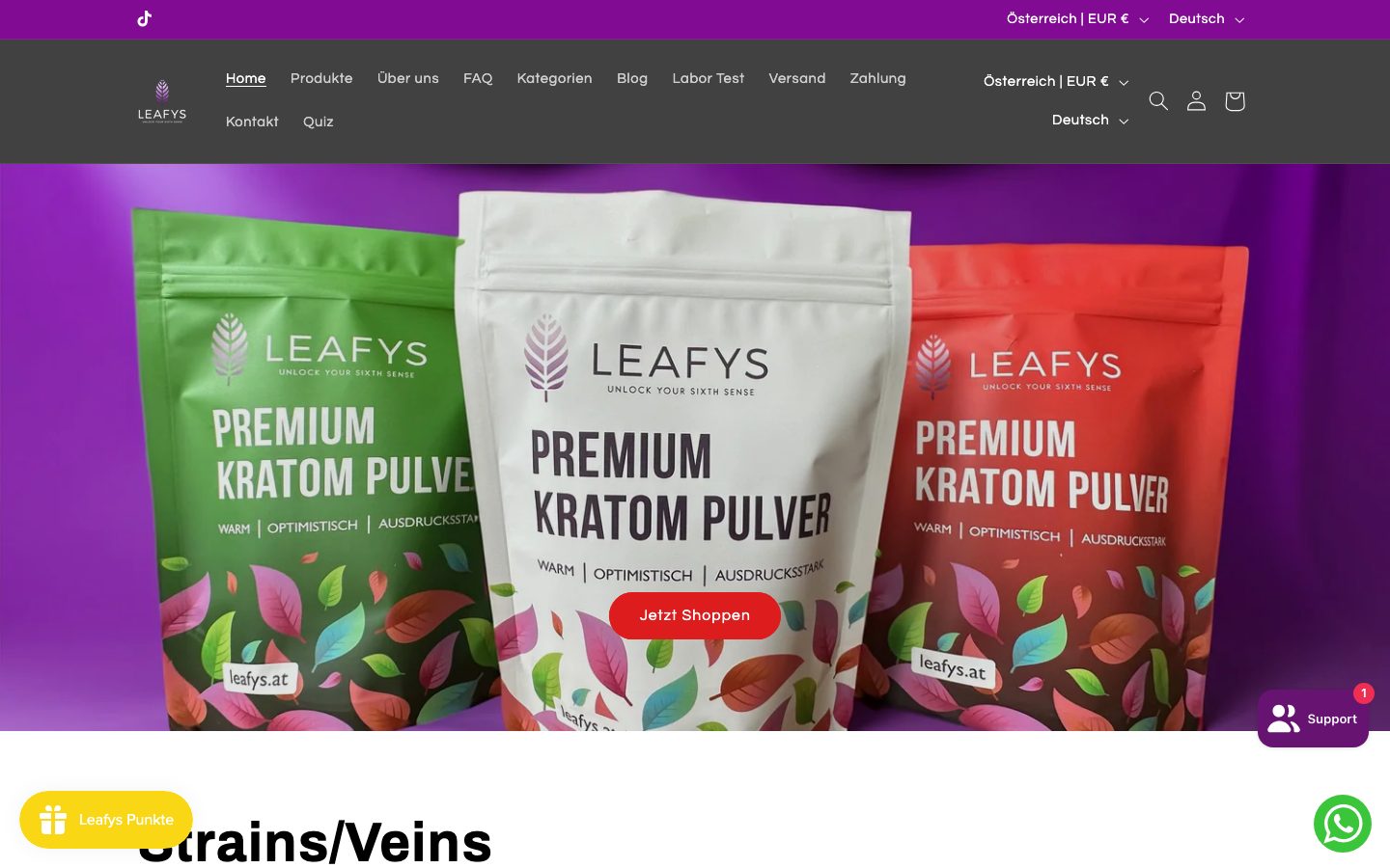 Leafys homepage